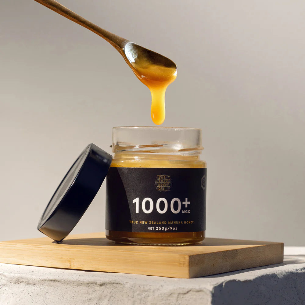 Glas med Manuka Honning, 1000+ MGO, New Zealand