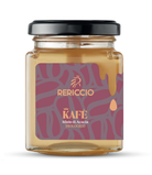 Glas med BIO kaffe honning fra Rericcio fra Italien
