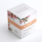 Kasse med duftlys fra Kathária , lavet med bivoks, med nektarin og honning duft. 