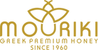 Logo fra Mouriki honning, Grækenland.